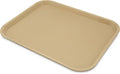 Carlisle Cafe Tray, Fast Food Restaurant Tray, 14 x 18, 1 Ct, Beige in Beige
