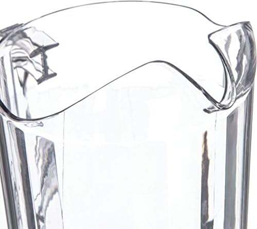 Carlisle Versapour Pitcher with Window, 60 oz Clear SAN Plastic in Clear, alternate view 2