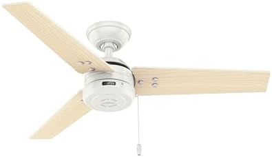 Cassius, Outdoor or Indoor, Ceiling Fan, 44 inch, Fresh White in Fresh White