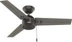 Cassius, Outdoor or Indoor, Ceiling Fan, 44 inch, Fresh White in Fresh White, alternate view 4