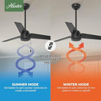 Cassius, Outdoor or Indoor, Ceiling Fan, 44 inch, Matte Black in Matte Black, alternate view 4