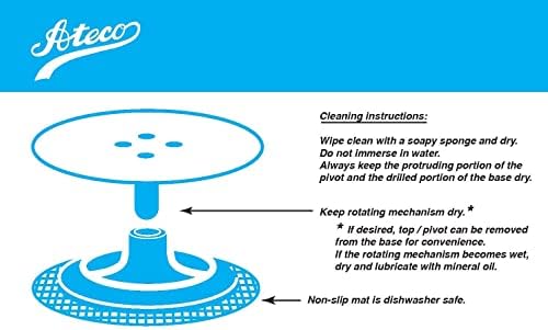 Cast Iron and Non-Slip Pad Cake Stand, 12 inch, White in White, alternate view 4