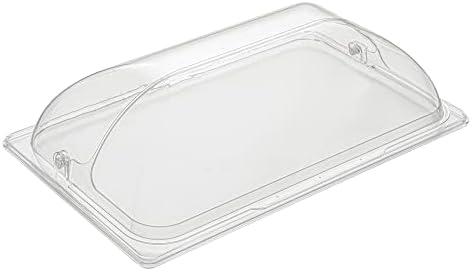 Cater Tek 21 Inch Polycarbonate Plate Covers, 10 Shatterproof Dish Covers - Dishwashable, For 21 Inch Plates