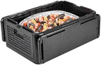 Cater Tek 42 Quart Catering Hot Box, 1 Top Load Insulated Food Pan Carrier - Holds 1 Full Size 8” Deep Pan