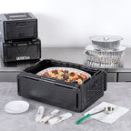 Cater Tek 42 Quart Catering Hot Box, 1 Top Load Insulated Food Pan Carrier - Holds 1 Full Size 8” Deep Pan, alternate view 4