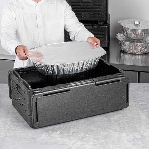 Cater Tek 42 Quart Catering Hot Box, 1 Top Load Insulated Food Pan Carrier - Holds 1 Full Size 8” Deep Pan, alternate view 5