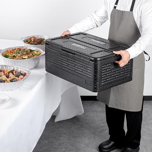 Cater Tek 42 Quart Catering Hot Box, 1 Top Load Insulated Food Pan Carrier - Holds 1 Full Size 8” Deep Pan, alternate view 6
