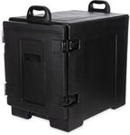 Cateraide Front Loading Insulated Food Pan Carrier, for Storage and Transport of Food, 5 Pan Capacity, 25.25" x