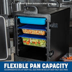 Cateraide Front Loading Insulated Food Pan Carrier, for Storage and Transport of Food, 5 Pan Capacity, 25.25" x, alternate