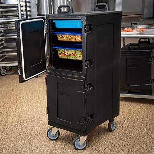 Cateraide Insulated Front Loading Food Pan Carrier with Casters for Catering, Events, and Restaurants, Plastic, alternate