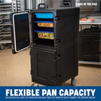 Cateraide Insulated Front Loading Food Pan Carrier with Casters for Catering, Events, and Restaurants, Plastic, alternate