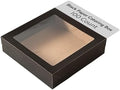 Catering Box With Lid 100 Count 9.02 x 8.98 x 2.36 Inch Paper Square Disposable Food Packaging Box, Square
