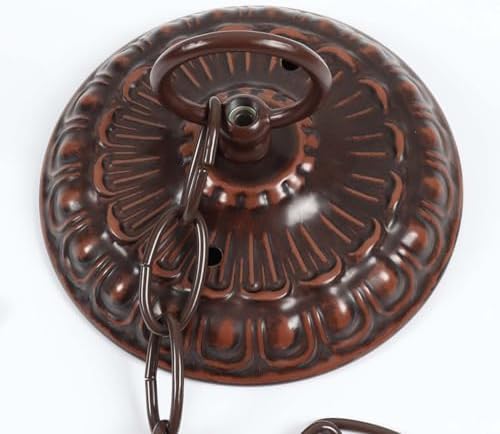 CC01 Lighting Fixture Chain and Canopy Kit for Ceiling Pendant Light (Brown) in Brown, alternate view 3