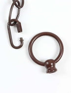 CC01 Lighting Fixture Chain and Canopy Kit for Ceiling Pendant Light (Brown) in Brown, alternate view 6