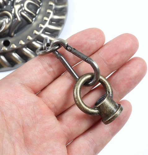 CC05 Lighting Fixture Chain and Canopy Kit for Ceiling Pendant Light (10ft Bronze), alternate view 5