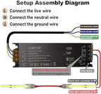 CCT COB LED Strips Light Kit,2700K-6500K,32.8ft/10m, Dimmable & Cuttable,24V Tape Strip with Smart Transformer, alternate