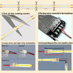 CCT COB LED Strips Light Kit,2700K-6500K,32.8ft/10m, Dimmable & Cuttable,24V Tape Strip with Smart Transformer, alternate