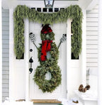 Cedar Christmas Garland with Lights for Mantle - 2 Pack Decorations 9ft Realistic Lighted Faux Pine Garlands for, alternate