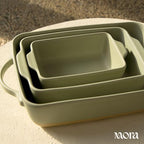 Ceramic Baking Dish with Handles For Casserole, Lasagna, Gratin, Broiling, Roasting, and Baking. Large 9x13 in, alternate