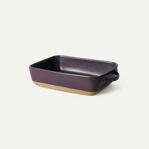 Ceramic Baking Dish with Handles For Casserole, Lasagna, Gratin, Broiling, Roasting, and Baking. Large 9x13 in