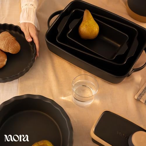 Ceramic Baking Dish with Handles For Casserole, Lasagna, Gratin, Broiling, Roasting, and Baking. Large 9x13 in, alternate