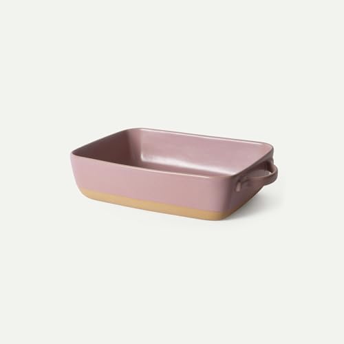 Ceramic Baking Dish with Handles For Casserole, Lasagna, Gratin, Broiling, Roasting, and Baking. Large 9x13 in