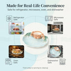 Ceramic Crab Charcuterie Board - Funny Crab Sushi Platter Tray with Dipping Sauce Bowl, Novelty Taco Holder, alternate view 6