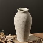 Ceramic Flower Vase Home Decor - Large Tall Farmhouse Table Vases Rustic Vintage Living Room Kitchen Bedroom, alternate view