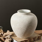 Ceramic Flower Vase Home Decor - Large Tall Farmhouse Table Vases Rustic Vintage Living Room Kitchen Bedroom, alternate view
