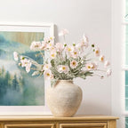 Ceramic Flower Vase Home Decor - Large Tall Farmhouse Table Vases Rustic Vintage Living Room Kitchen Bedroom, alternate view