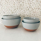 Ceramic Large Mixing Bowls - Set of 2 Nesting Bowls for Cooking, Serving, Popcorn, Salad etc - Microwavable, alternate view 7