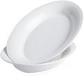 Ceramic Large Serving Bowls, Oval Serving Platters for Entertaining, 13" Porcelain Serving Dishes for Dinner