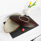 Ceramic Serving Platters, Dinner Plate Set of 2, Large Serving Tray for Entertaining, for Dessert, Salad, alternate view 7
