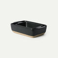Ceramic Set of 2 Baking Dishes For Casserole, Banana Bread, Brownies, Broiling, Roasting, and Baking. 7x11 in