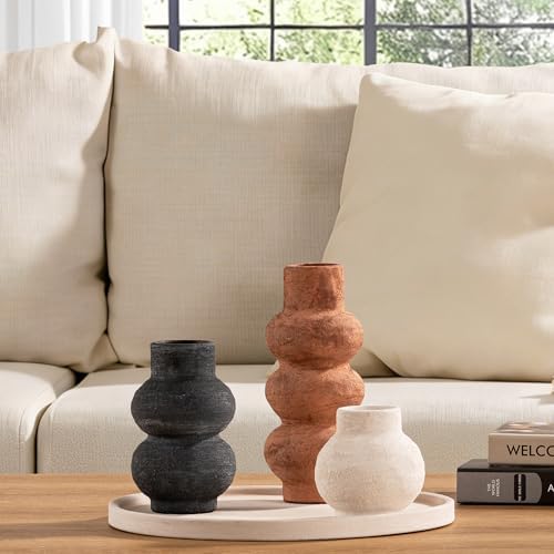 Ceramic Vase Set of 3 Home Decor Living Room Table Decorations, alternate view 4