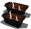 Chafer Wind Guard 2-Pack - Wind Blocker for 20 x 12 x 6.5In Disposable Chafing Dish Rack - Durable Fabric Dish