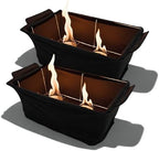 Chafer Wind Guard 2-Pack - Wind Blocker for 20 x 12 x 6.5In Disposable Chafing Dish Rack - Durable Fabric Dish