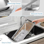 Chafing Dish Buffet Set, 4 Packs, 9.5QT, Stainless Steel, Silver in Silver, alternate view 4