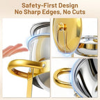 Chafing Dishes for Buffet, 2 Pack 5QT Stainless Steel Round Buffet Servers and Warmers, Food Warmers for Parties, alternate