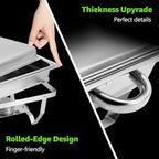 Chafing Dishes for Buffet 2 Pack, Full Pan Stainless Steel Chafing Dish Buffet Set, alternate view 4