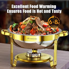 Chafing Dishes for Buffet, 4 Pack 5QT Buffet Servers and Warmers, alternate view 3