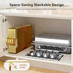 Chafing Dishes for Buffet 4 Pack, High Grade Chafing Dish Buffet Set in Gold-silver 4 Pack, alternate view 7