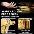 Chafing Dishes for Buffet, 6QT Round Chafing Dishes for Buffet (Full Gold, 4 Pack) in Full Gold, alternate view 4