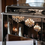 Chafing Dishes for Buffet, Roll Top 9QT Stainless Steel Chafers and Buffet Warmers Sets with Glass Lid for, alternate view 6