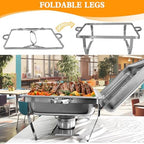 Chafing Dishes for Buffet Set 8 QT, 2 Pack Chafing Dish Buffet Set, alternate view 3