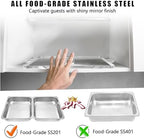 Chafing Dishes for Buffet Set 8 QT, 4 Pack Chafing Dish Buffet Set, alternate view 4