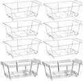 Chafing Wire Rack Buffet Stand - 12 Pack Full Size Racks For Dish Serving Trays Food Warmer catering supplies