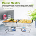 Chafing Wire Rack Buffet Stand - 24 Pack Full Size Racks For Dish Serving Trays Food Warmer catering supplies, alternate view