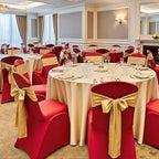 Chair Covers, Polyester Spandex Chair Cover, Stretch Slipcovers for Wedding Party Dining Banquet Flat-Front, alternate view 2