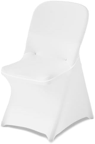 Chair Covers, Polyester Spandex Chair Cover, Stretch Slipcovers for Wedding Party Dining Banquet Flat-Front